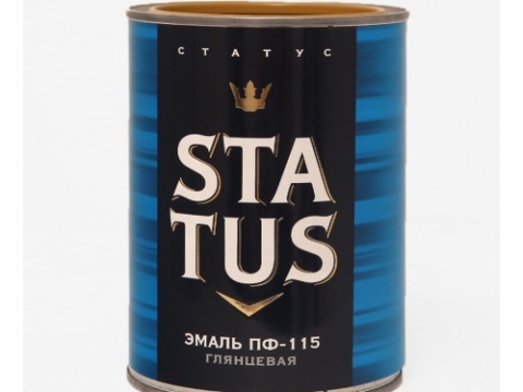 Эмаль ПФ-115 STATUS 2,6 кг белая