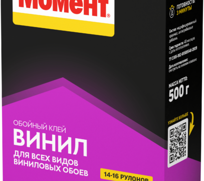 Клей обойный МОМЕНТ Винил Обойный клей 500 г