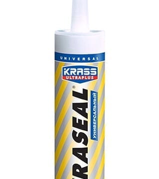 Герметик силиконовый универсальный KRASS ULTRASEAL 260 мл суперэластичный белый
