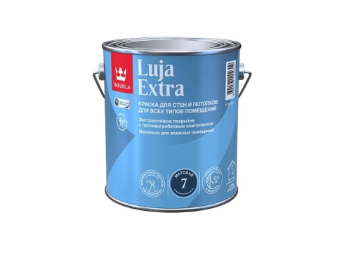 краска экстремально стойкая TIKKURILA LUJA EXTRA 2,7 л матовая база A белая