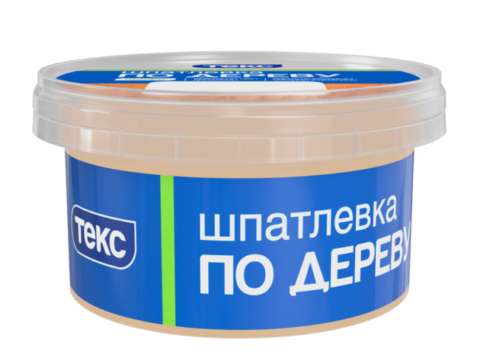 Шпатлевка по дереву ТЕКС ПРОФИ 0,25 кг влагостойкая для наружных и внутренних работ береза