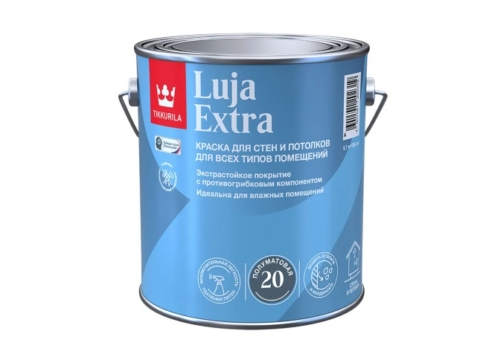 краска экстремально стойкая TIKKURILA LUJA EXTRA 2,7 л полуматовая база A белая