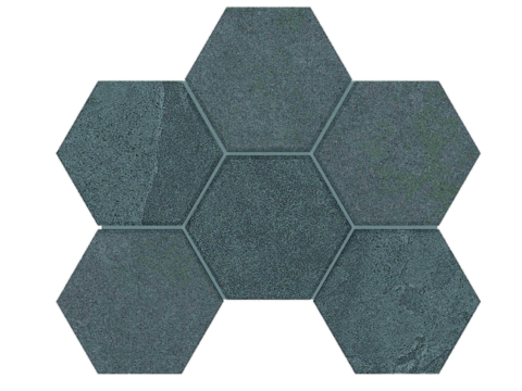 Мозаика Estima Luna (LN) 03 / Terra (TE) 03 25*28,5*10 Hexagone неполированный