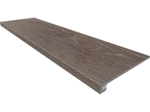Комплект (Ступень Estima Kraft Wood (KW) 03 (33*120) структур. (прямоугол. бортик) без насечек+ подступенок (14,5*120))