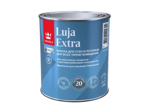 краска экстремально стойкая TIKKURILA LUJA EXTRA 0,9 л полуматовая база С под колеровку