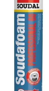 Пена монтажная SOUDAL Soudafoam Professional 60 750 мл пистолетная летняя