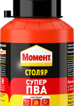 Клей МОМЕНТ Столяр Супер ПВА 250 г