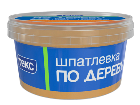 Шпаклевка по дереву ТЕКС ПРОФИ 0,75 кг влагостойкая для наружных и внутренних работ дуб