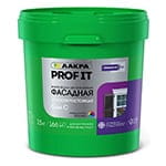 Краска фасадная ЛАКРА PROF IT 23 кг акриловая износоустойчивая матовая база С под колеровку
