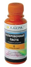 Колер универсальный ЛАКРА № 22 100 мл для алкидных, масляных, водно-дисперсионных красок персиковый
