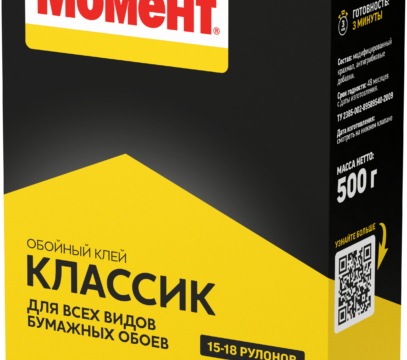 Клей обойный МОМЕНТ Классик Обойный клей 500 г