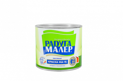 Краска масляная МА-15 РАДУГАМАЛЕР ГОСТ 10503-71 1,9 кг черная