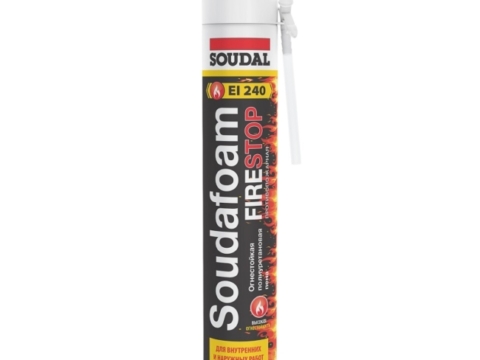 Пена монтажная огнестойкая Soudal Soudafoam FR 0,75 л бытовая
