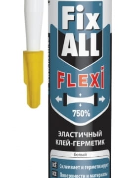 Клей-герметик SOUDAL FIX ALL FLEXI 290 мл на основе гибридных полимеров SMX белый