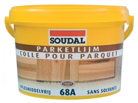 Клей паркетный SOUDAL 68А 15 кг на основе ПВА дисперсии бежевый