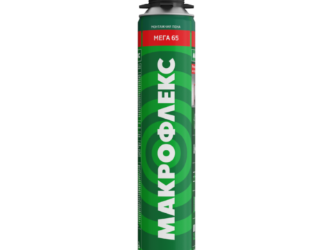 Пена монтажная МАКРОФЛЕКС PRO 65 Мега  850 мл