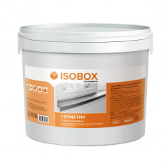 Герметик акриловый ISOBOX 7 кг паропроницаемый (наружный А) белый