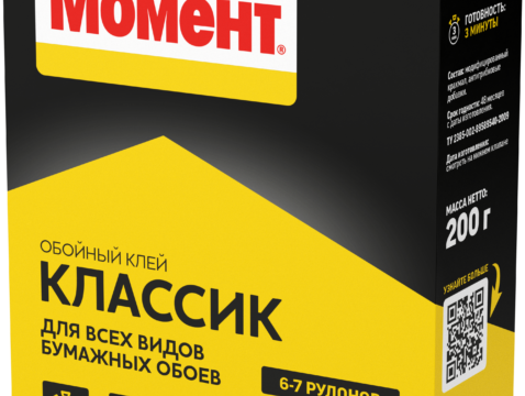 Клей обойный МОМЕНТ Классик Обойный клей 200 г
