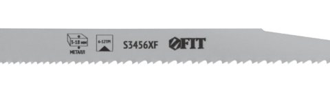 Полотно сабельной пилы FIT S3456XF  L225*210*2,1 мм универсал волнистый фрезерованный зуб 1 шт 41079