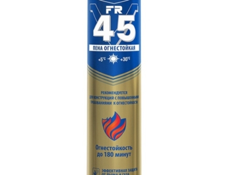 Пена монтажная огнестойкая KRASS Professional FR V45 0,75 л пистолетная
