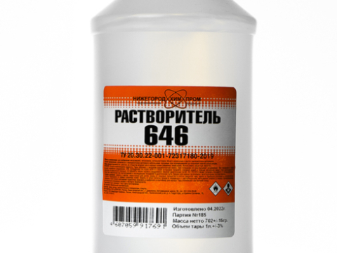 Растворитель 646 НХП ТУ 1 л