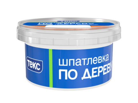 Шпатлевка по дереву ТЕКС ПРОФИ 0,25 кг влагостойкая для наружных и внутренних работ белая