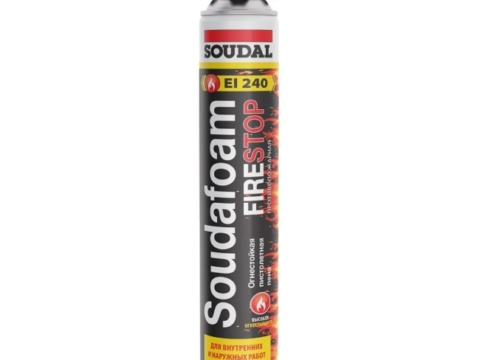 Пена монтажная огнестойкая Soudal Soudafoam FR 0,75 л пистолетная