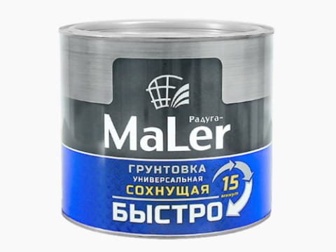 Грунтовка быстросохнущая РАДУГАМАЛЕР 1,9 кг универсальная черная