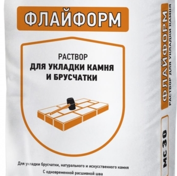 Раствор для укладки камня и брусчатки с одновременной расшивкой шва ОСНОВИТ ФЛАЙФОРМ белый MC30 25 кг (42)