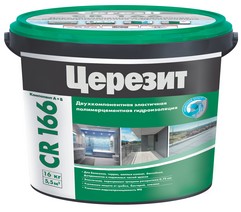 Эластичная гидроизолирующая масса Церезит CR 166 16 кг