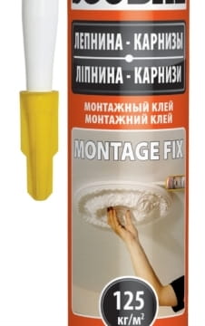 Клей монтажный SOUDAL Montage Fix 50А 280 мл акриловый на водной основе водонепроницаемый белый